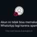 WhatsApp Blokir Spam! keren!!