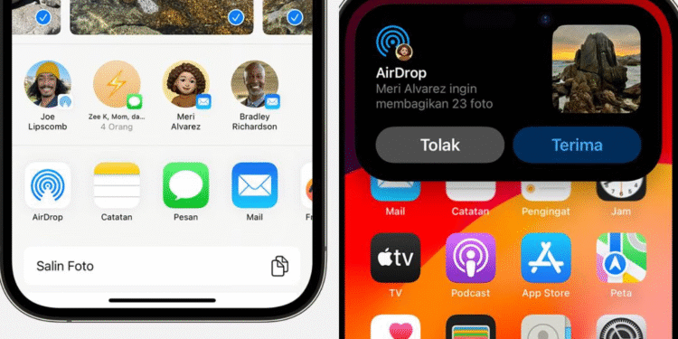 Android vs iPhone: AirDrop ‘Saling Kirim’ File
