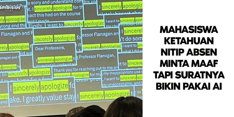 Mahasiswa Curang Absen, Surat Maafnya Bikin Ketawa!