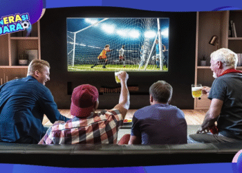 TV 43 Inci 2 Jutaan Bikin Nonton Bola Kayak di Stadion!