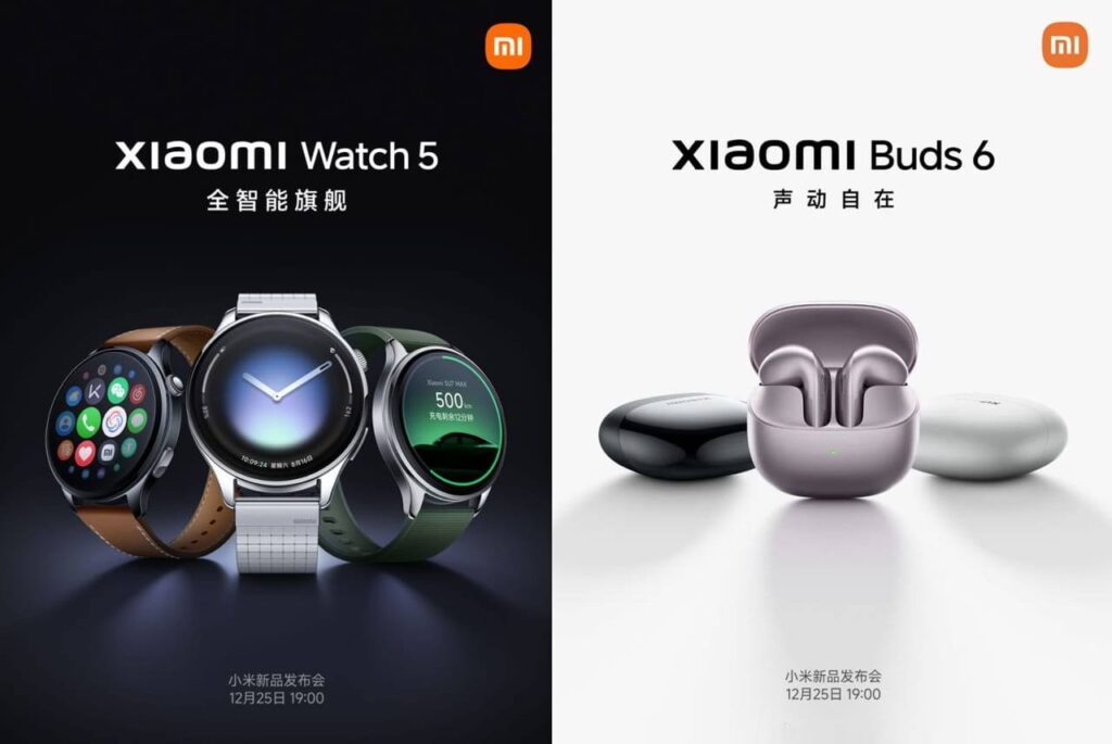 Peluncuran Seri 17 Xiaomi Juga Akan Hadirkan Watch 5 dan Buds 6