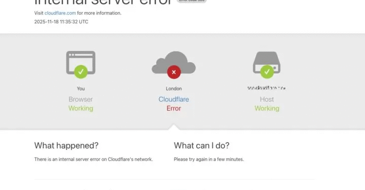 Cloudflare Down Lagi: Zoom & Canva Mati Total