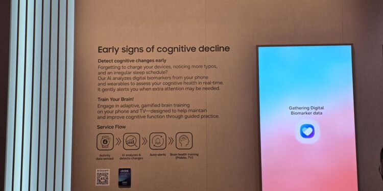 Fitur “Brain Health” Samsung untuk Deteksi Demensia Diperlihatkan di CES 2026