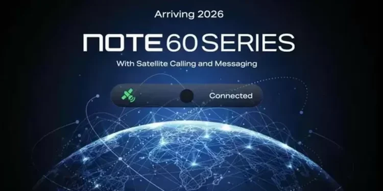 Infinix Bawa Telepon Satelit ke Level Baru di Note 60, Bisa Dipakai Sehari-hari