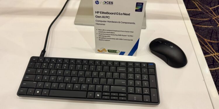HP Rilis PC dalam Bentuk Keyboard, Tinggal Hubungkan ke Layar Eksternal