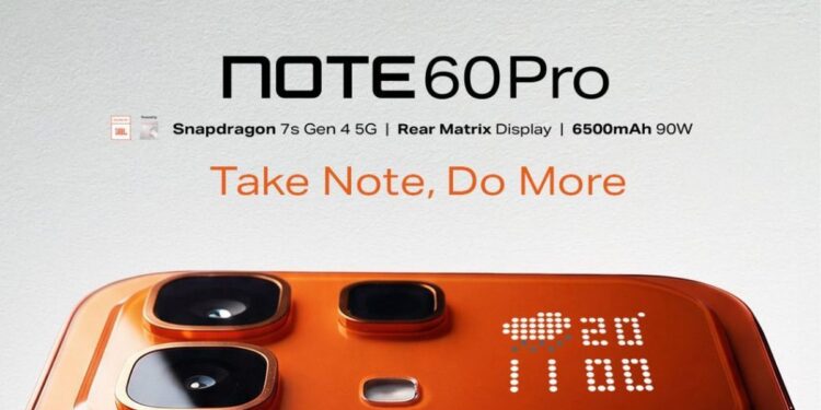Bocoran Resmi Poster Infinix Note 60 Pro Bongkar Spesifikasi Gahar, Layar 144Hz dan Snapdragon Teranyar!
