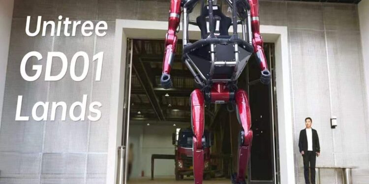 Harga Rp11 Miliar, Robot GD01 dari China Bisa Dikendarai Langsung oleh Manusia