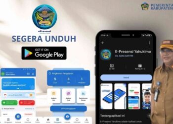 E-Presensi Diterapkan Bertahap di 4 OPD, Sekda Yahukimo Siapkan Peluncuran Penuh