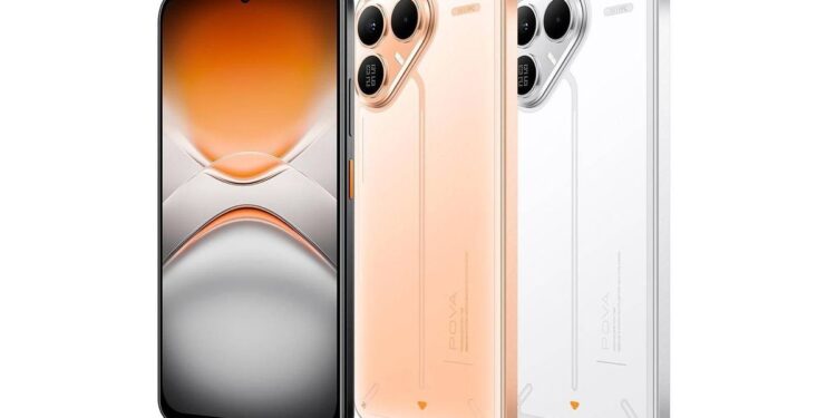 Tecno Pova 8 Andalkan Baterai 8.000 mAh dan Alive Matrix Display di Modul Belakang