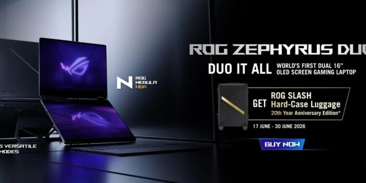 Rayakan Dua Dekade ASUS ROG, Zephyrus Duo 2026 Akhirnya Resmi Masuk Indonesia