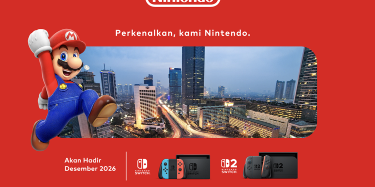 Nintendo Konfirmasi Ekspansi ke Indonesia, Switch dan Switch 2 Meluncur Desember 2026