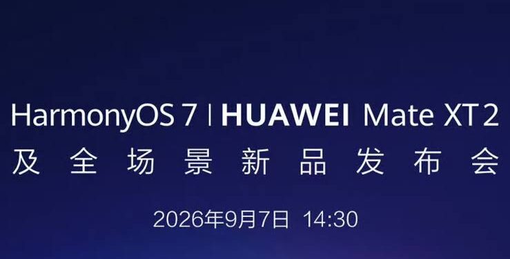 Huawei Konfirmasi 7 September untuk Mate XT 2 dan HarmonyOS 7, Strategi Jitu Hadapi Persaingan Ketat