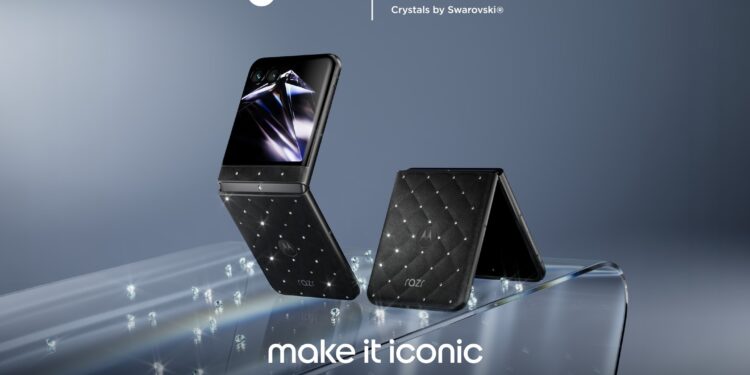 Motorola Razr with Crystals by Swarovski Resmi Meluncur, Ponsel Lipat dengan 35 Kristal Asli