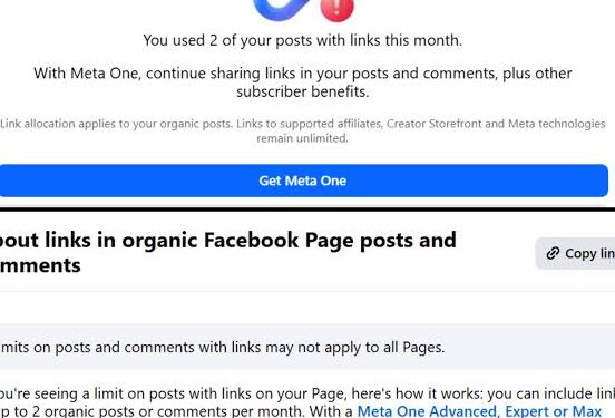 Mau Posting Banyak Link di Facebook Page? Pengelola Akun Kini Harus Berlangganan