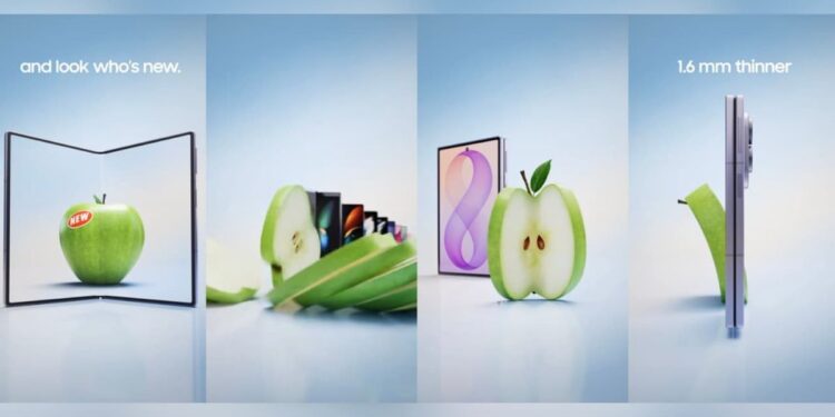 Sentil Isu Layar Retak, Samsung Buka-Bukaan Bandingkan Z Fold 8 dan iPhone Duo