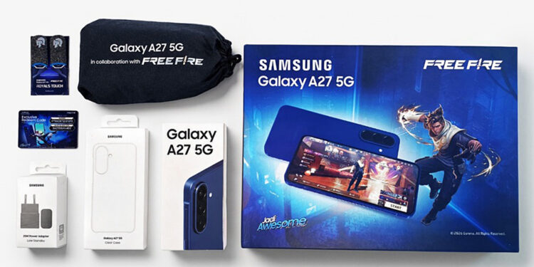 Samsung Boyong Galaxy A27 5G Gaming Package ke Indonesia, Sasar Komunitas Free Fire