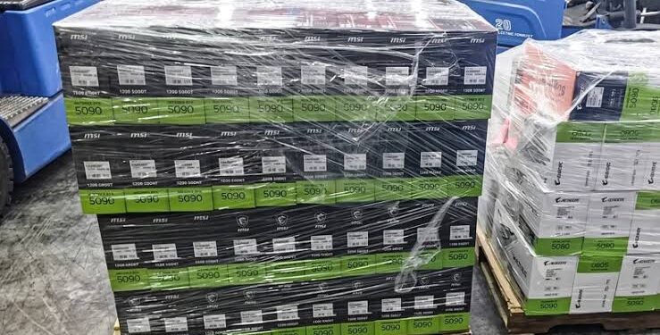 Dua Palet Nvidia RTX 5090 Hilang Misterius di Bandara Brasil, Kerugian Capai Rp 7,8 Miliar